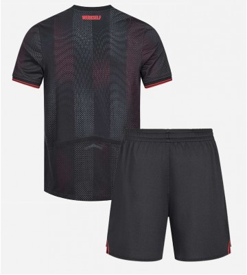 Bayer Leverkusen Hjemmebanetrøje Børn 2025-26 Kortærmet (+ Korte bukser)